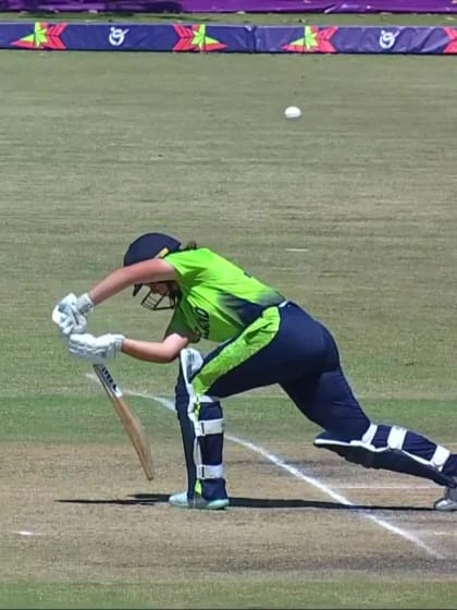 Wicket-Abbi-Harrison-Pakistan-U19s-Women v Ireland-U19s-Women ICC U19W T20WC 2023