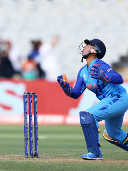 Reverse sweep goes wrong as Amin falls to Radha | T20 World Cup