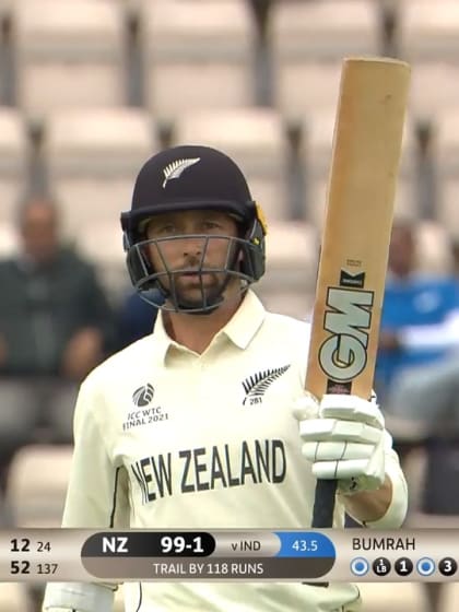 Conway brings up WTC21 Final's first fifty | Ind v NZ