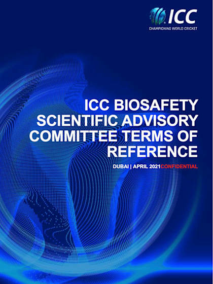 ICC Biosafety Scientific Advisory Committee TOR