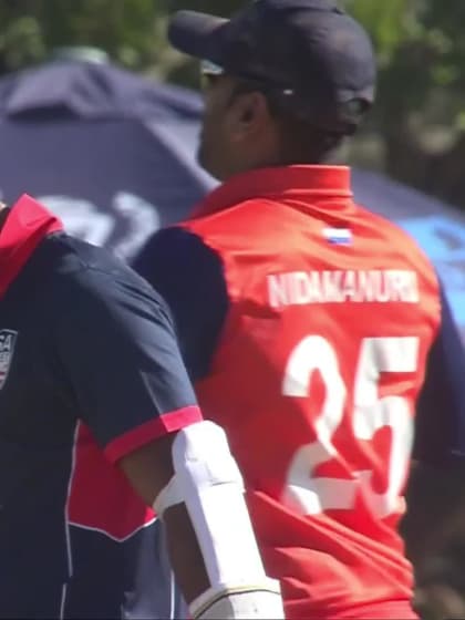 Sushant Modani - Wicket - Netherlands vs USA