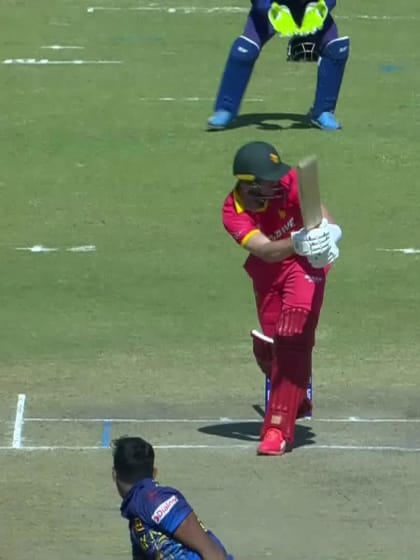 Brad Evans - Wicket - Zimbabwe vs Sri Lanka