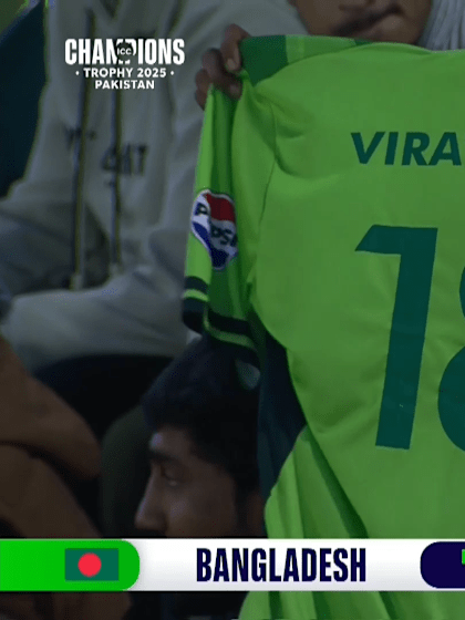 Virat Kohli - a fan favourite | BAN v NZ | Champions Trophy 2025