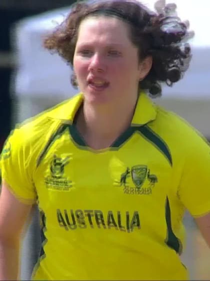 Wicket-Josie-Groves-England-U19s-Women v Australia-U19s-Women ICC U19W T20WC 2023