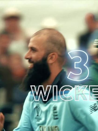 CWC19: Eng v Pak - Moeen Ali's 3 wickets