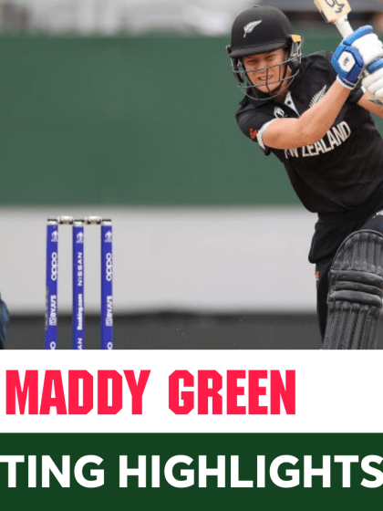 Highlights: Maddy Green fifty helps White Ferns