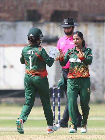 Trio star in big Bangladesh win over Thailand 