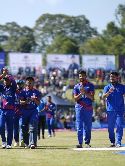 Hosts make winning start at T20 World Cup Asia Qualifier in Nepal