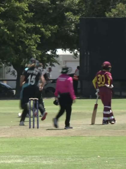 Wicket-Shabika-Gajnabi-New-Zealand-Women v West-Indies-Women ICC T20WC 2023