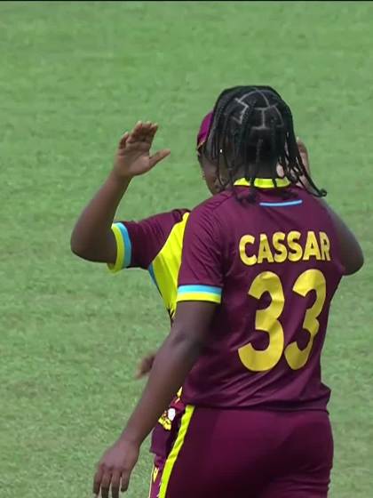 S Nisansala with a Batting vs West Indies Women Under-19