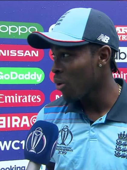 CWC19: ENG v WI - Archer post-innings interview