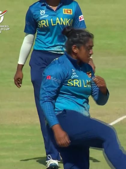 Wicket-Shafali-Verma-India-U19s-Women v Sri-Lanka-U19s-Women ICC U19W T20WC 2023