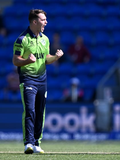 Wicket - Matthew Cross - Scotland v Ireland ICC T20WC 2022
