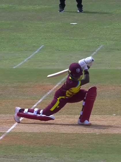 N Cumberbatch with a Batting vs Australia Women Under-19