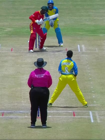 Wicket-Kelis-Ndhlovu-Zimbabwe-U19s-Women v Rwanda-U19s-Women ICC U19W T20WC 2023