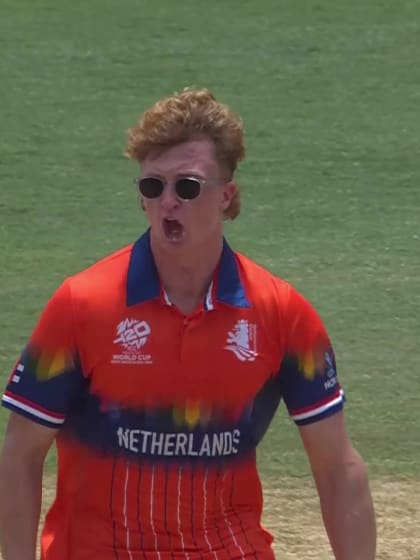 Towhid Hridoy - Wicket - Bangladesh vs Netherlands