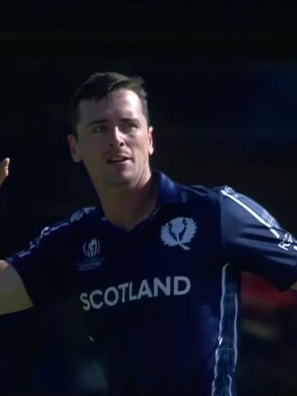 Kyle Mayers - Wicket - Scotland vs West Indies