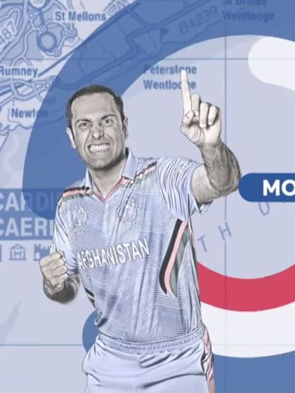 CWC19: AFG v SL - Mohammad Nabi's four wickets