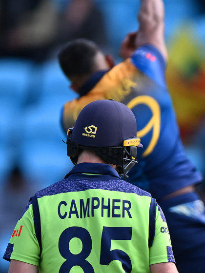 Wicket - Curtis Campher - Sri-Lanka v Ireland ICC T20WC 2022