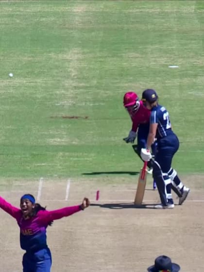 Wicket - Ailsa-Lister - UAE U19s Women v Scotland U19s Women ICC U19W T20WC 2023