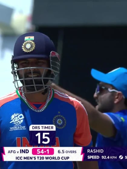 Rishabh Pant - Wicket - Afghanistan vs India