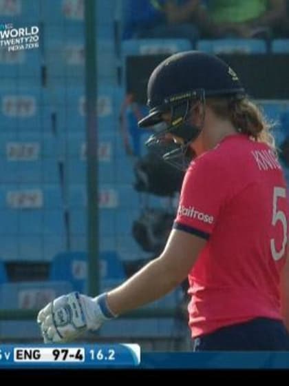 Heather Knight Wicket Fall ENG V AUS Video ICC Womens WT20 2016