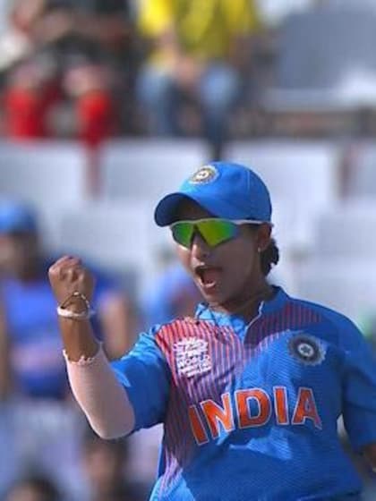 Anuja Patil Match Hero for India v WI ICC Womens WT20 2016