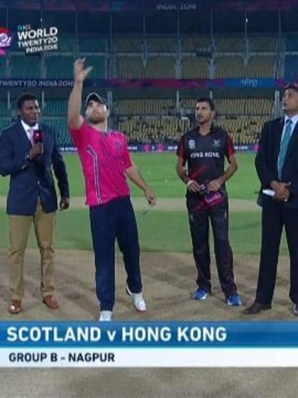 Hong Kong wins Toss against Scotland Match 10 ICC WT20 2016