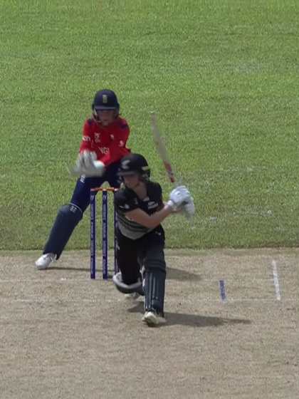 E McLeod with a Batting vs England Women Under-19