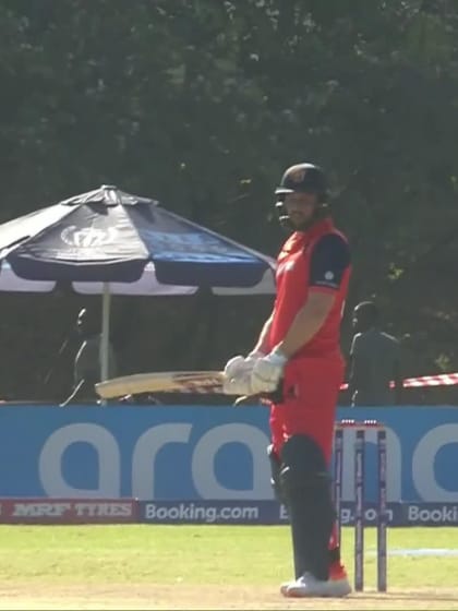 Wesley Barresi - Wicket - West Indies vs Netherlands