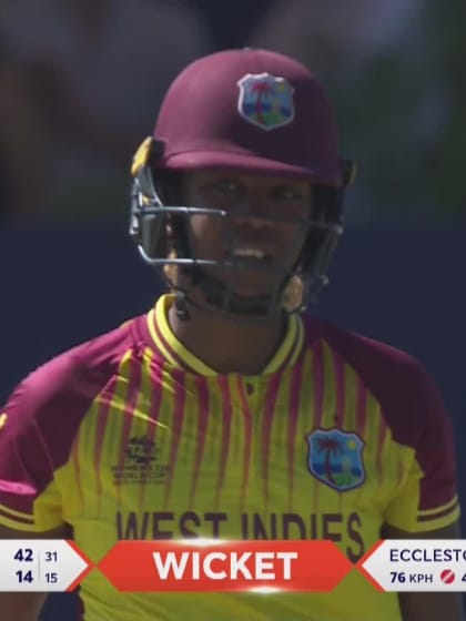 Wicket-Hayley-Matthews-West-Indies-Women v England-Women ICC T20WC 2023