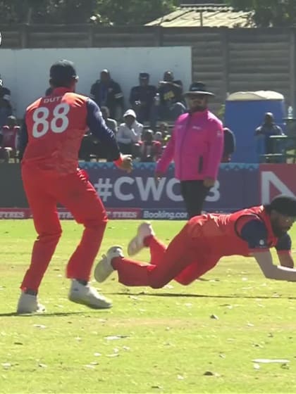 Rohit Paudel - Wicket - Netherlands vs Nepal