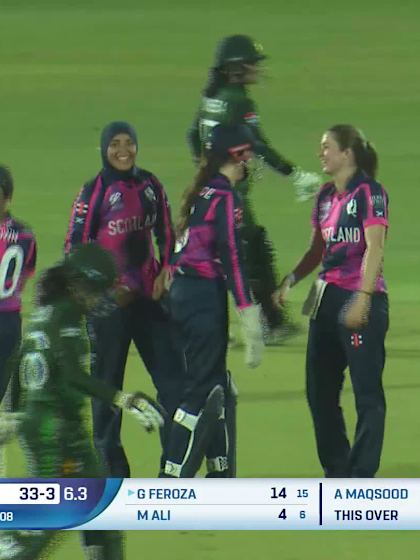 Gull Feroza - Wicket - Pakistan Women vs Scotland Women