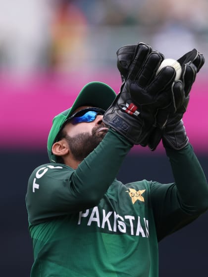 Mohammad Rizwan aims for the spider cam | PAK v CAN | T20WC 2024