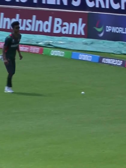 Shamyl Hussain with a Four vs. Bangladesh