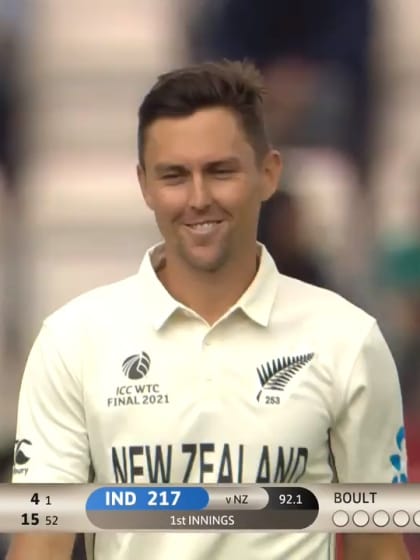 Boult ends India's first innings | WTC21 Final | Ind v NZ