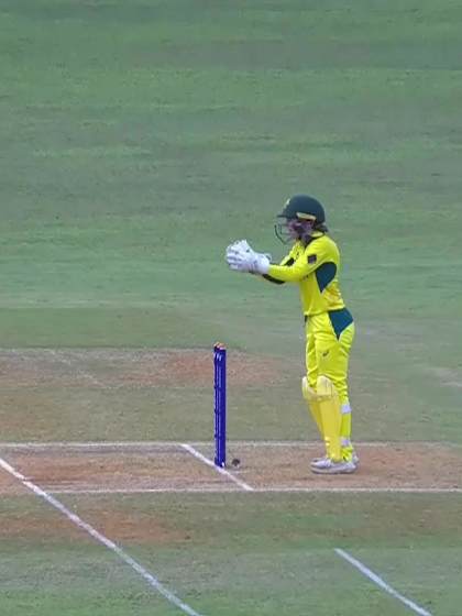 D Creese with a Batting vs Australia Women Under-19