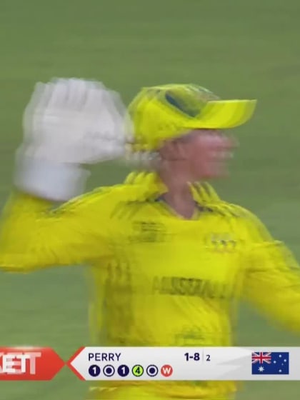 Wicket-Laura-Wolvaardt-South-Africa-Women v Australia-Women ICC T20WC 2023