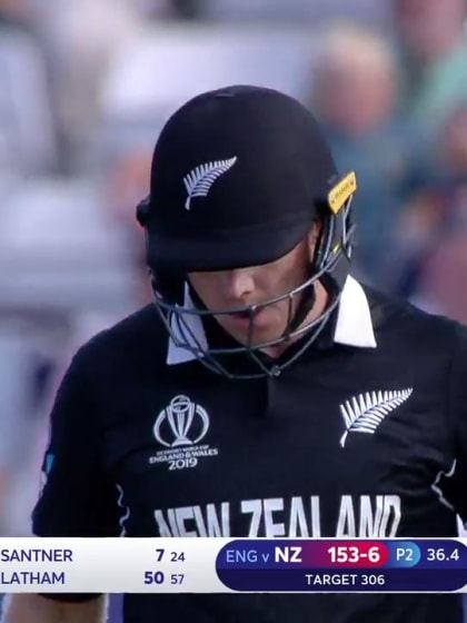 CWC19: ENG v NZ - Highlights from Tom Latham's 57