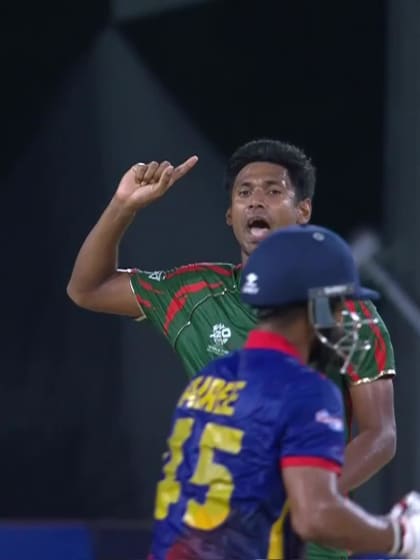 Dipendra Airee - Wicket - Bangladesh vs Nepal