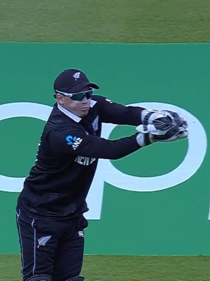 CWC19: AFG v NZ - Noor Ali gloves through to Latham