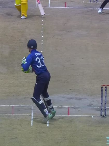 Theo Wylie with a Caught Out vs. Australia