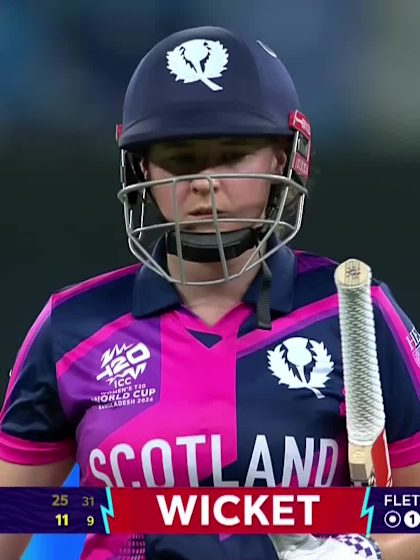 Kathryn Bryce - Wicket - West Indies vs Scotland