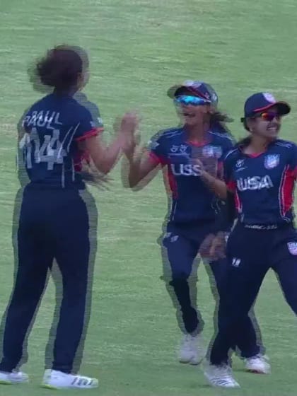 Wicket-Afia-Prottasha-Bangladesh-U19s-Women v USA-U19s-Women ICC U19W T20WC 2023