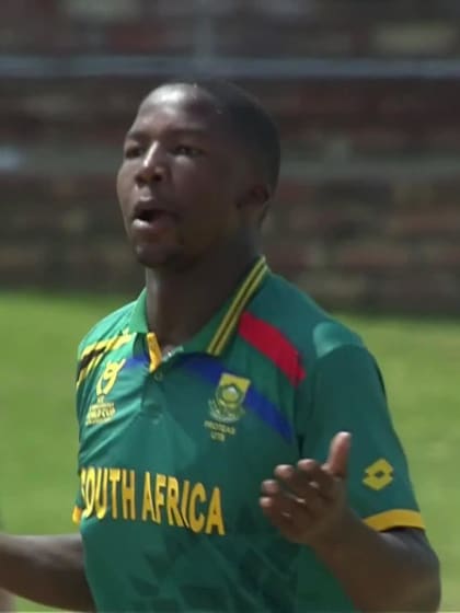 Kwena Maphaka with a Caught Out vs. Sri Lanka