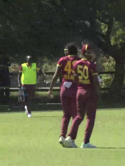 Wicket-Malsha-Shehani-West-Indies-Women v Sri-Lanka-Women ICC T20WC 2023