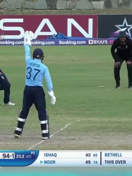 Mohammad Ishaq is run out | ENG v AFG | ICC U19 Men’s CWC 2022