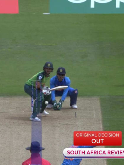 CWC19: SA v IND - Duminy trapped in front