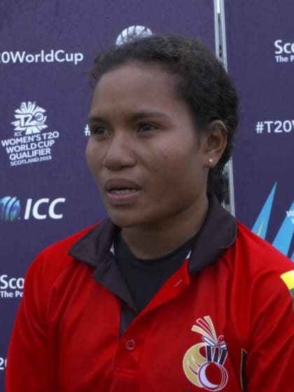 ICC T20WC Qualifier: PNG v USA - Sibona Jimmy Player of the match interview