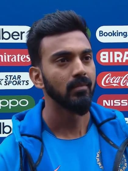 CWC19: BAN v IND - KL Rahul post-innings interview